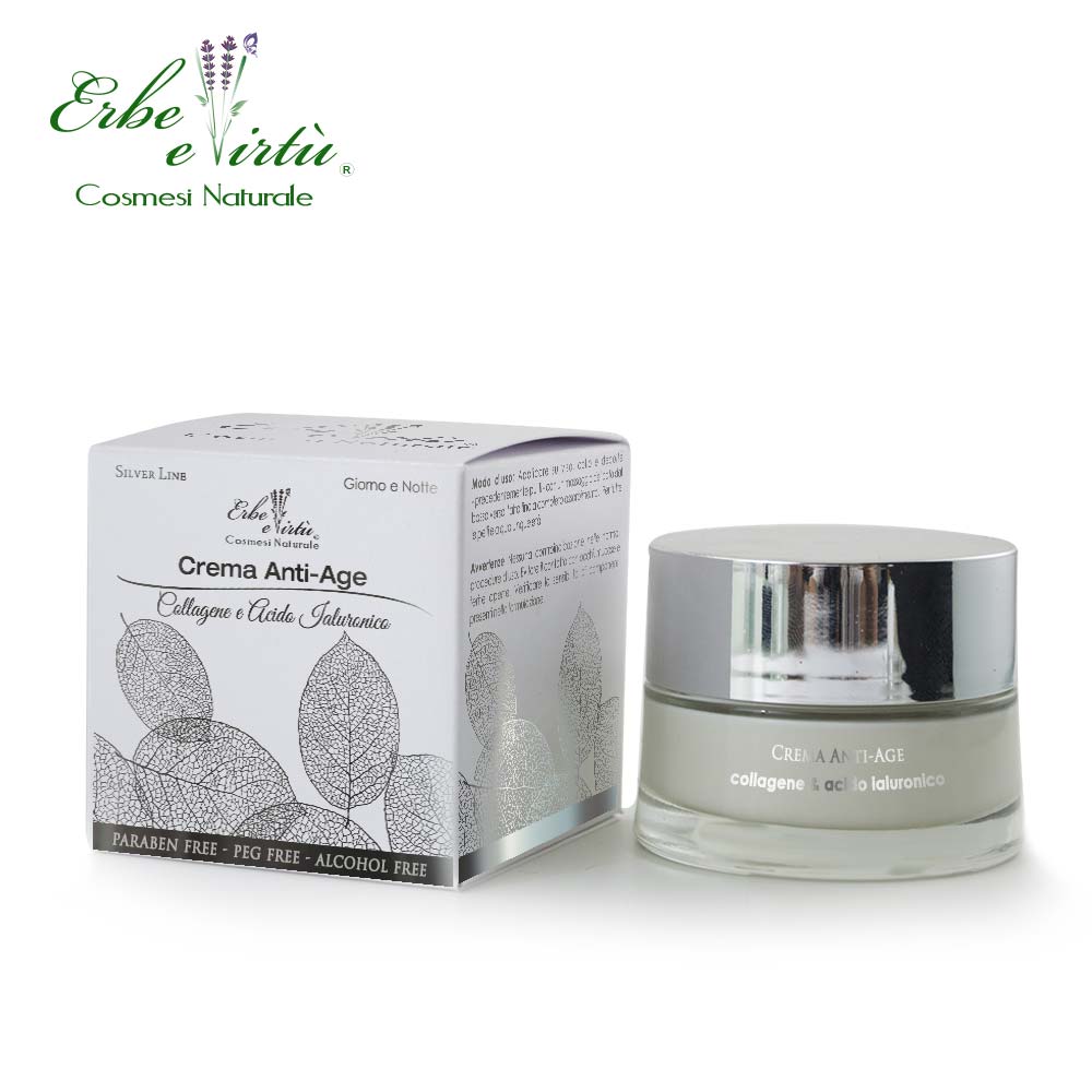 Crema Anti-Age - Collagene e Acido Ialuronico - 50 ml
