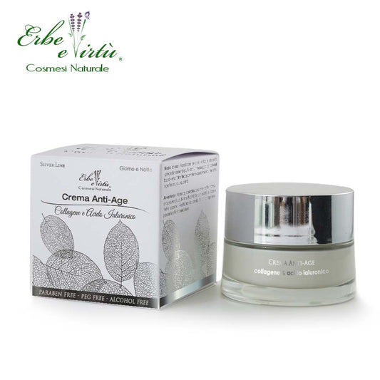 Crema Anti-Age - Collagene e Acido Ialuronico - 50 ml