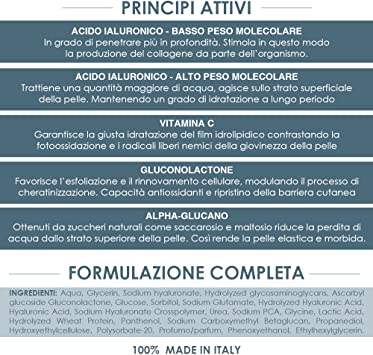 Siero Antirughe Acido Ialuronico e Vitamina C 30 ml