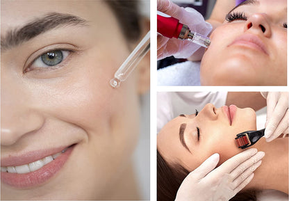 Siero Needling - Microneedling, Siero Antirughe, Filler ad alta concentrazione di Acido Ialuronico e Vitamina C - Trattamento Professionale 100% MADE IN ITALY