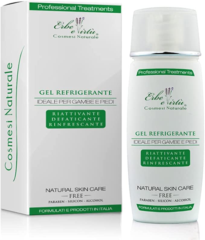 Gel Refrigerante Gambe e  Piedi Cristalli di Menta 100 ml